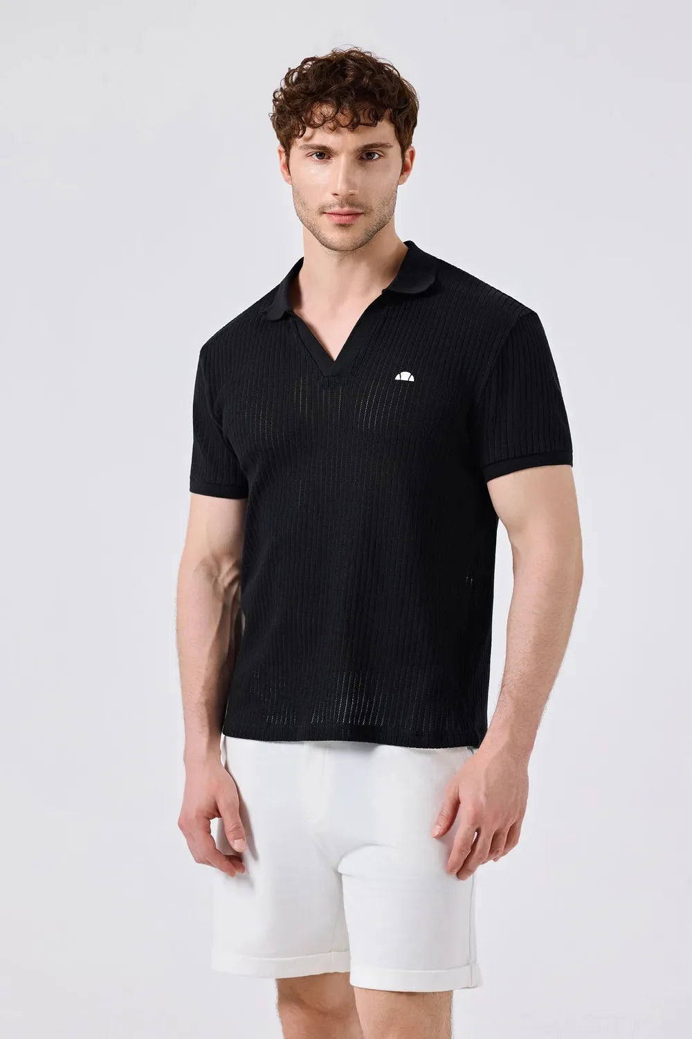 Ellesse Erkek Siyah Tişört 6SM5047