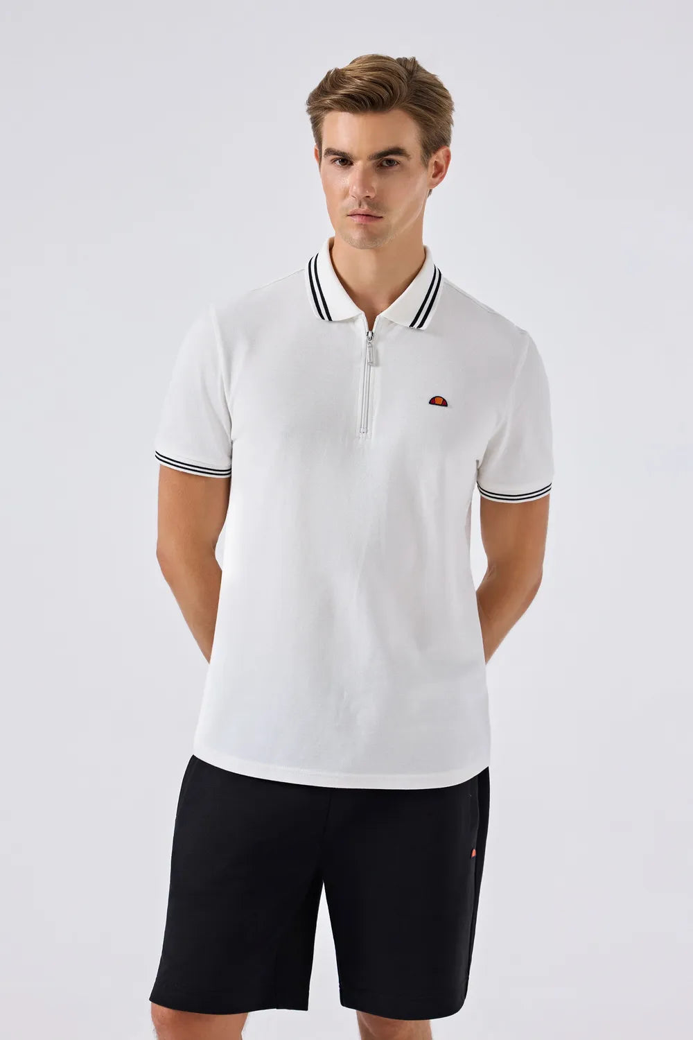 Ellesse Erkek Off White Tişört 6SM5051
