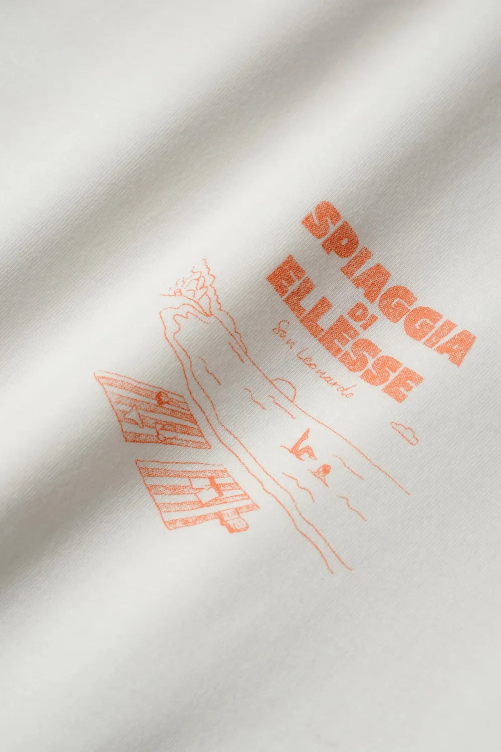Ellesse Erkek Off White Tişört 6SM5065