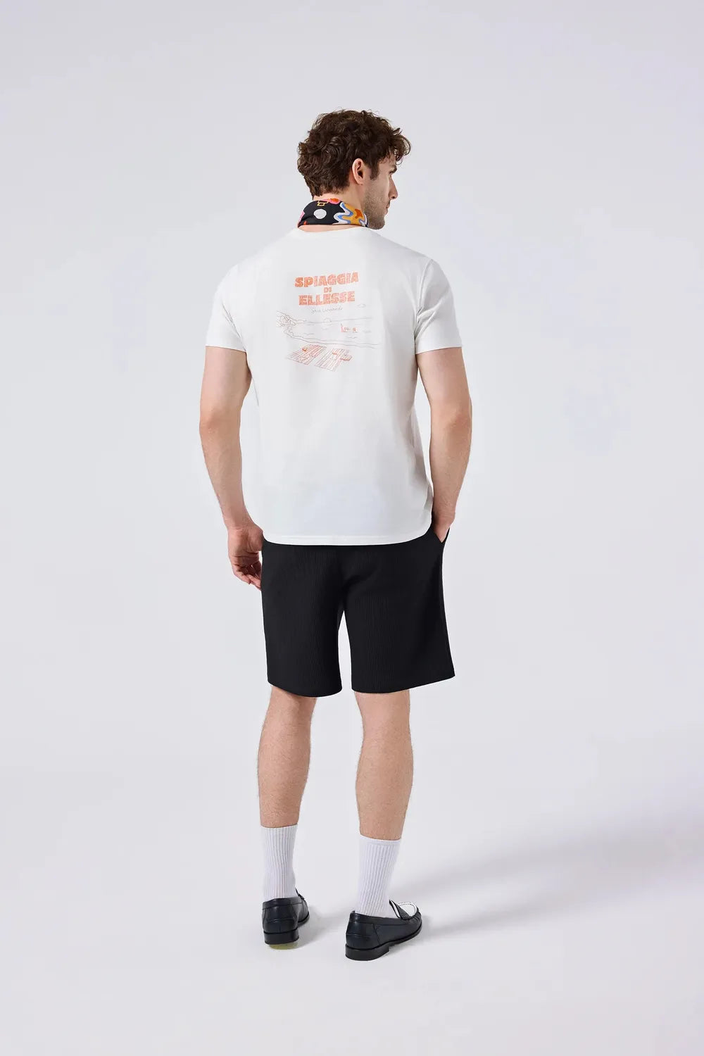Ellesse Erkek Off White Tişört 6SM5065