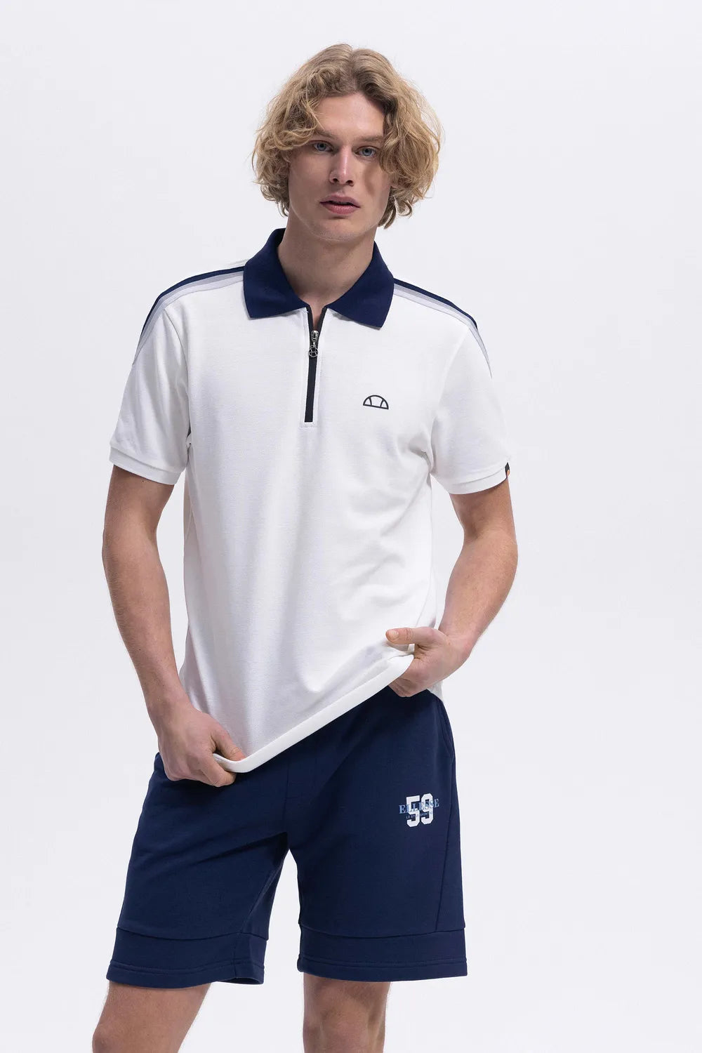 Ellesse Erkek Off White Tişört 5SM5169