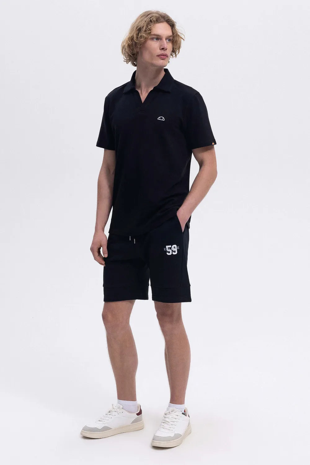 Ellesse Erkek Siyah Polo Tişört EM146-1