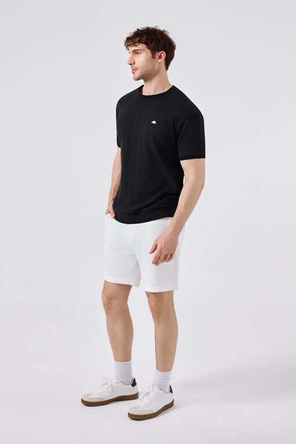 Ellesse Erkek Siyah Tişört 6SM5057