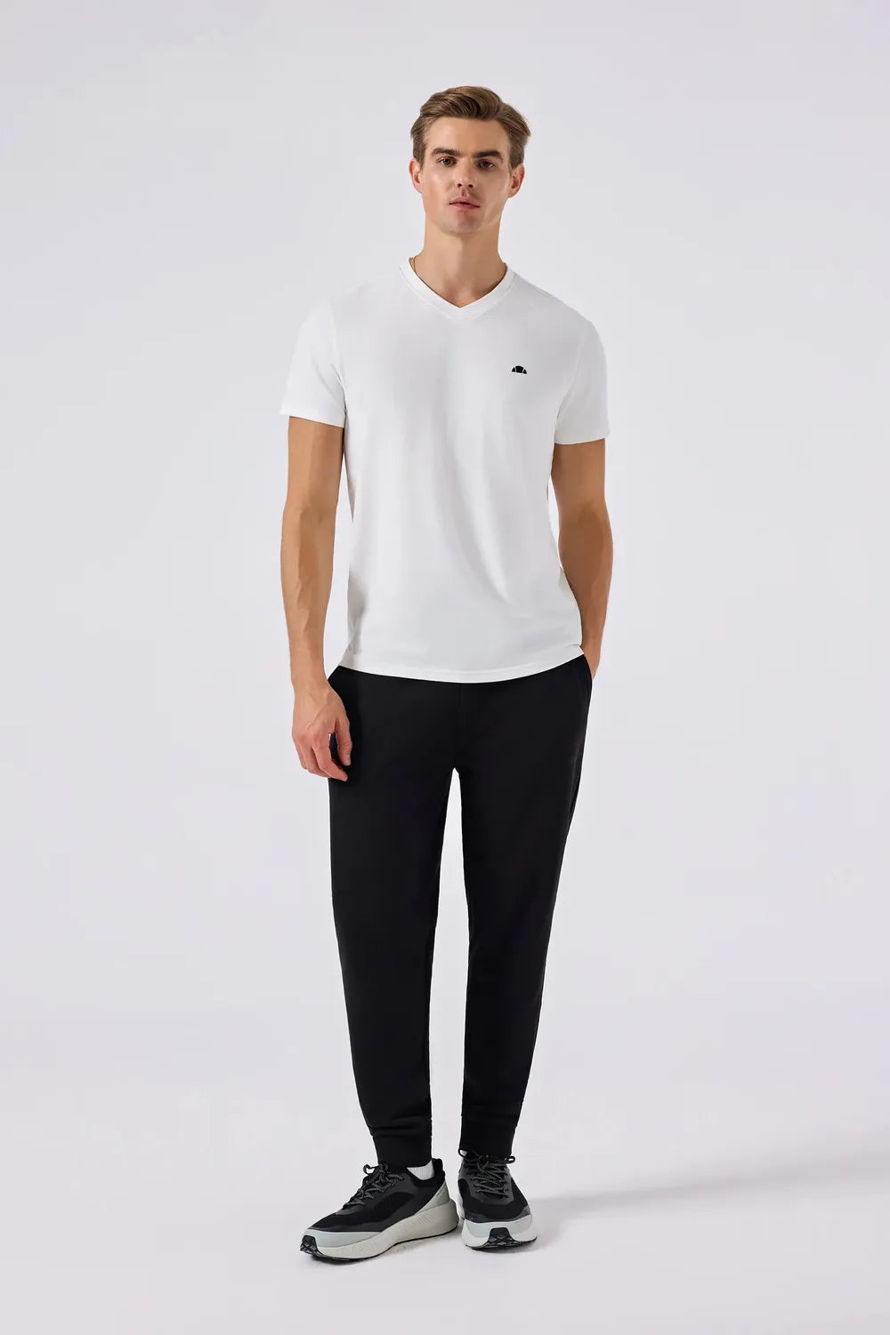 Ellesse Erkek Off White Tişört 6SM5049