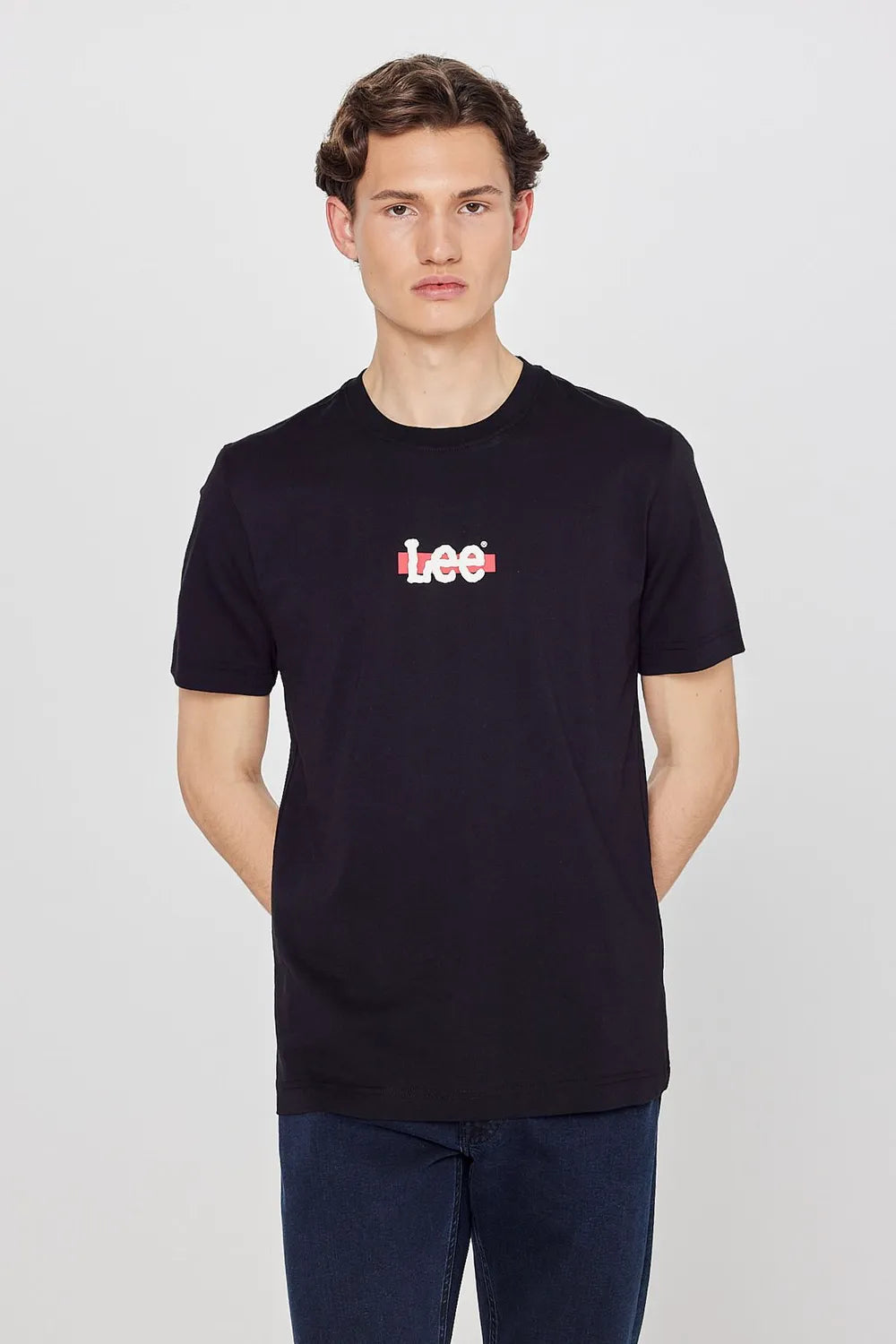 Lee Erkek Siyah Tişört L241521001