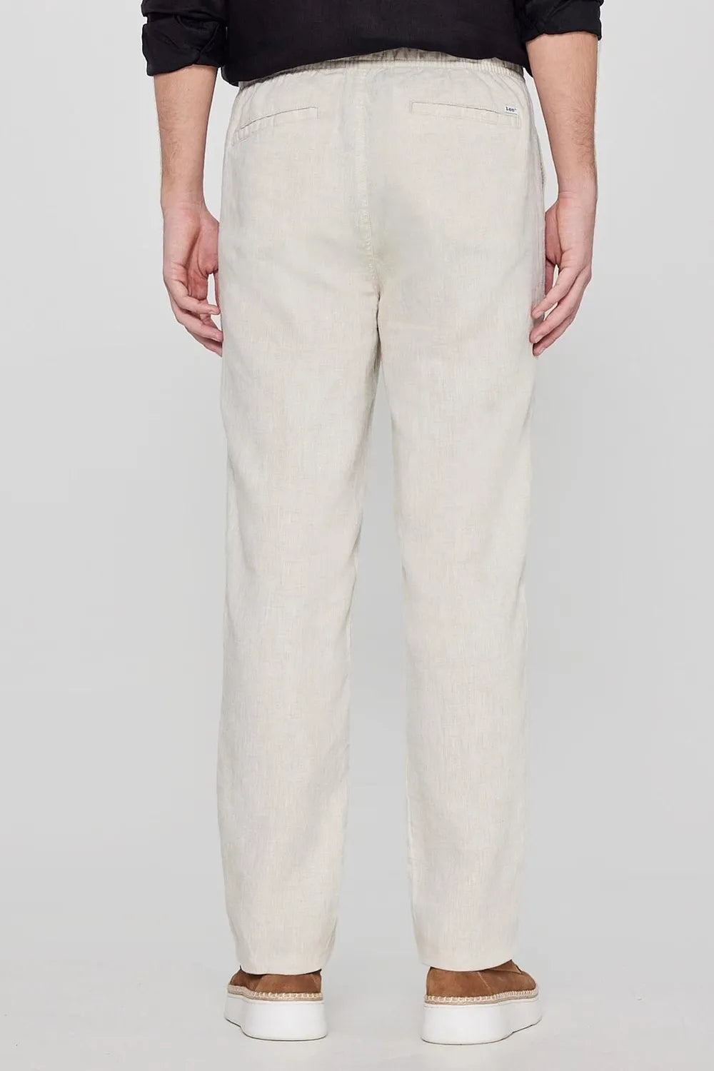 Lee Erkek Bej Keten Pantolon L2610018614