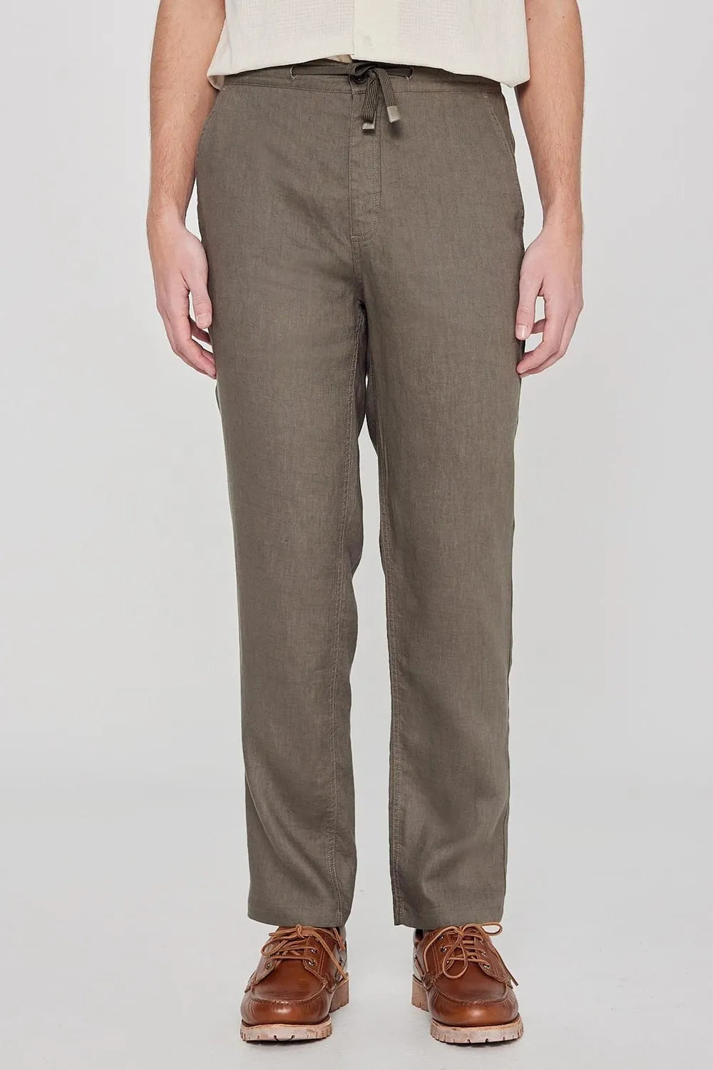 Lee Erkek Khaki Keten Pantolon L2610018801