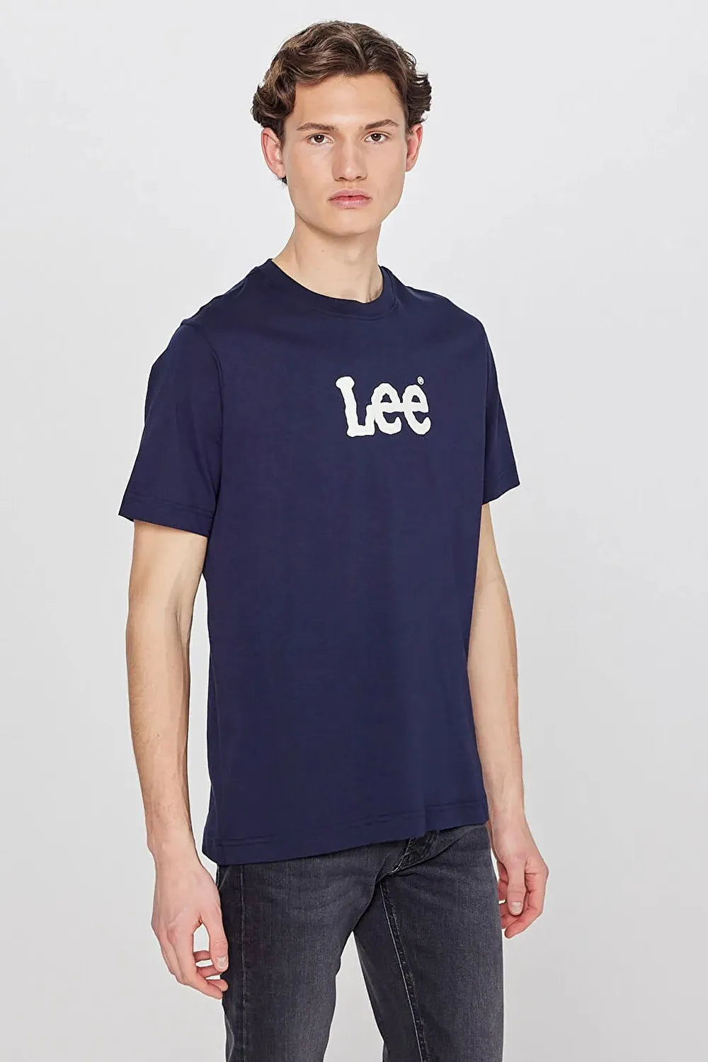 Lee Erkek Koyu Lacivert Tişört L2610100411