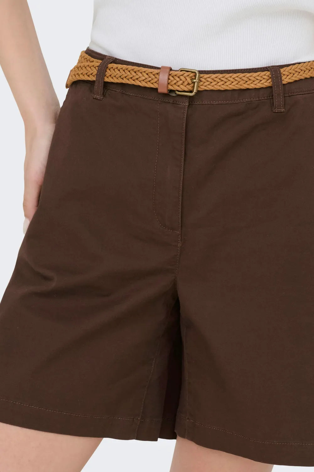 JDY Kadın Chicory Coffee Bermuda Şort 15369843