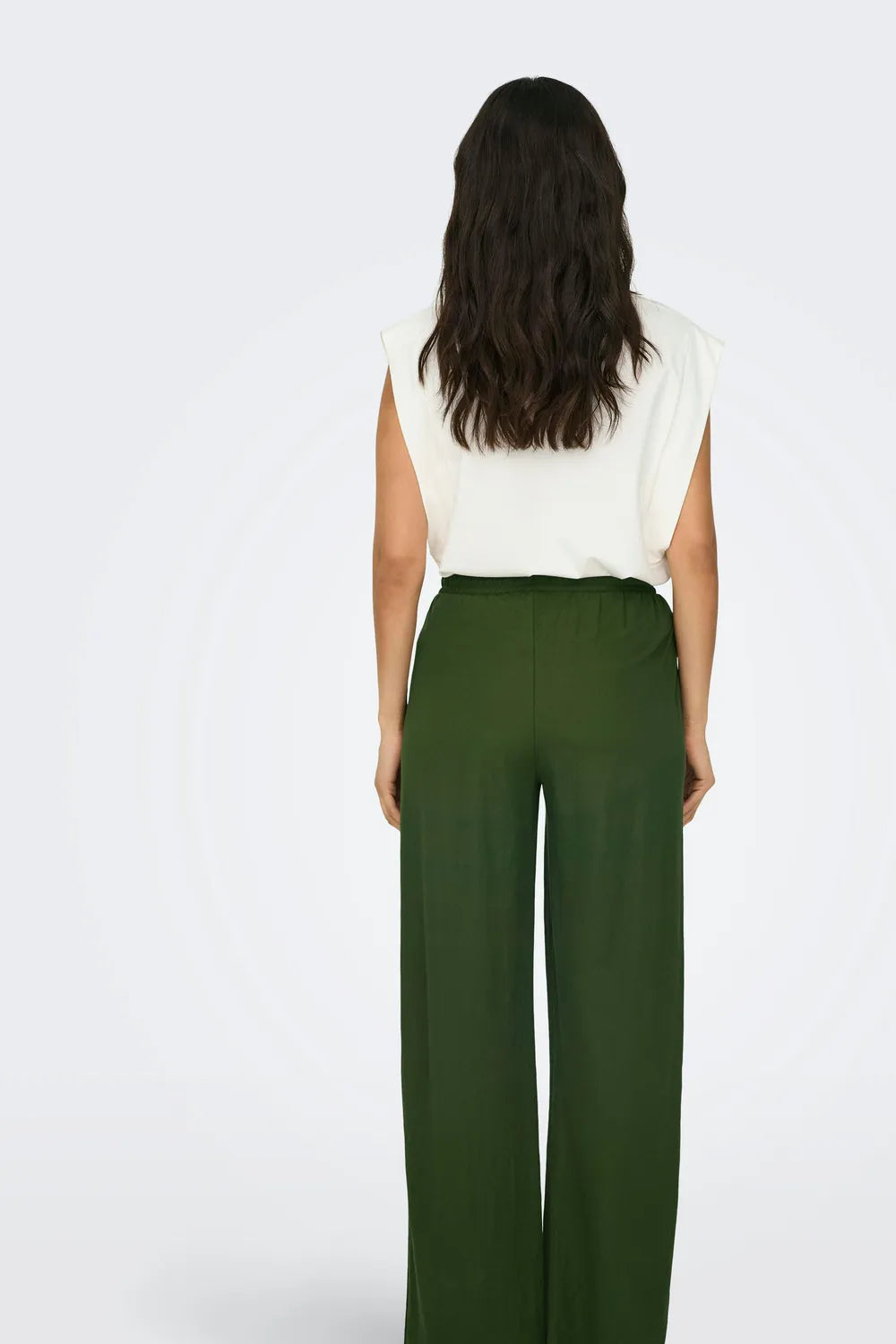 ONLY Kadın Yeşil Pantolon 15294429