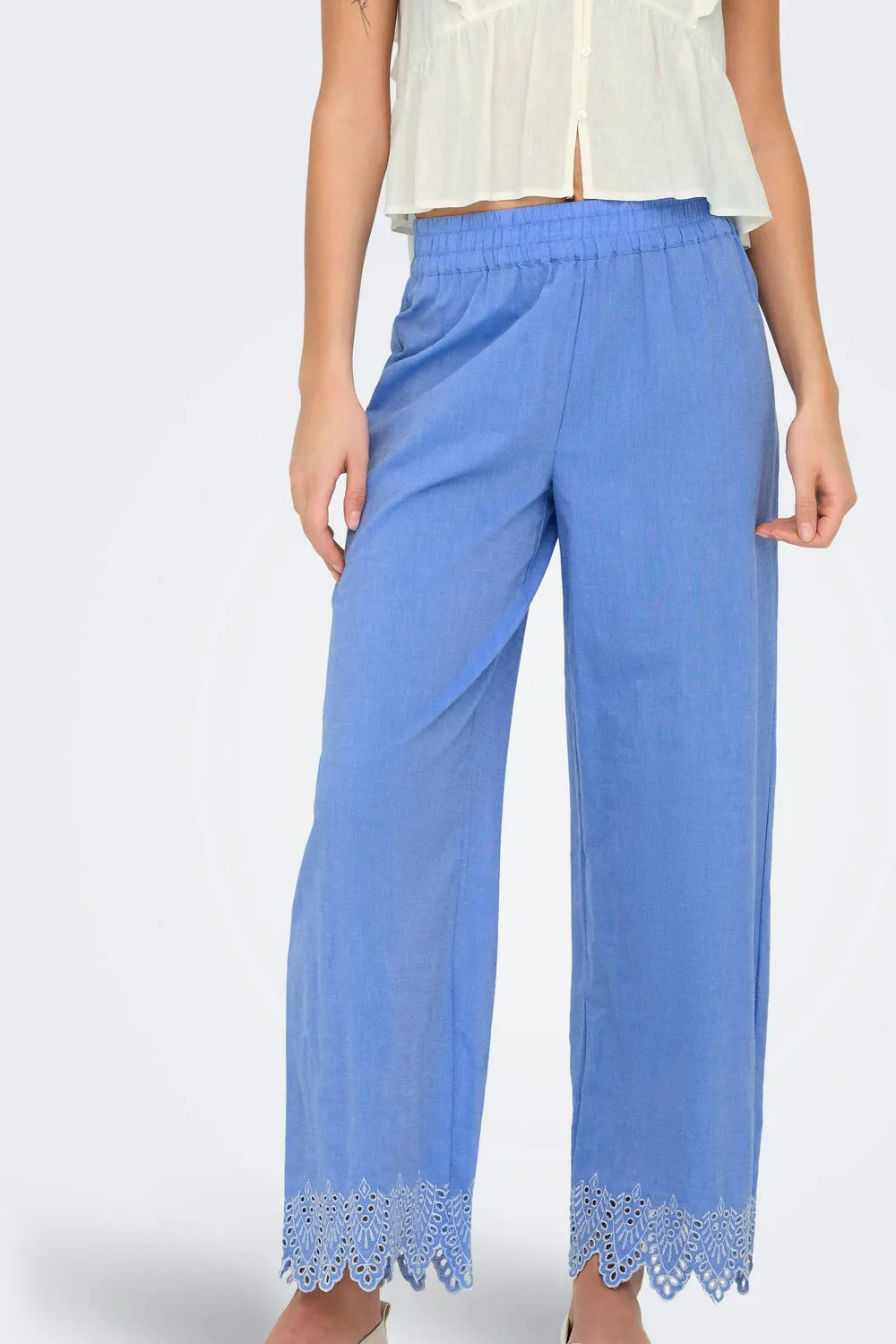 ONLY Kadın Gökyüzü Mavisi Pantolon 15343184