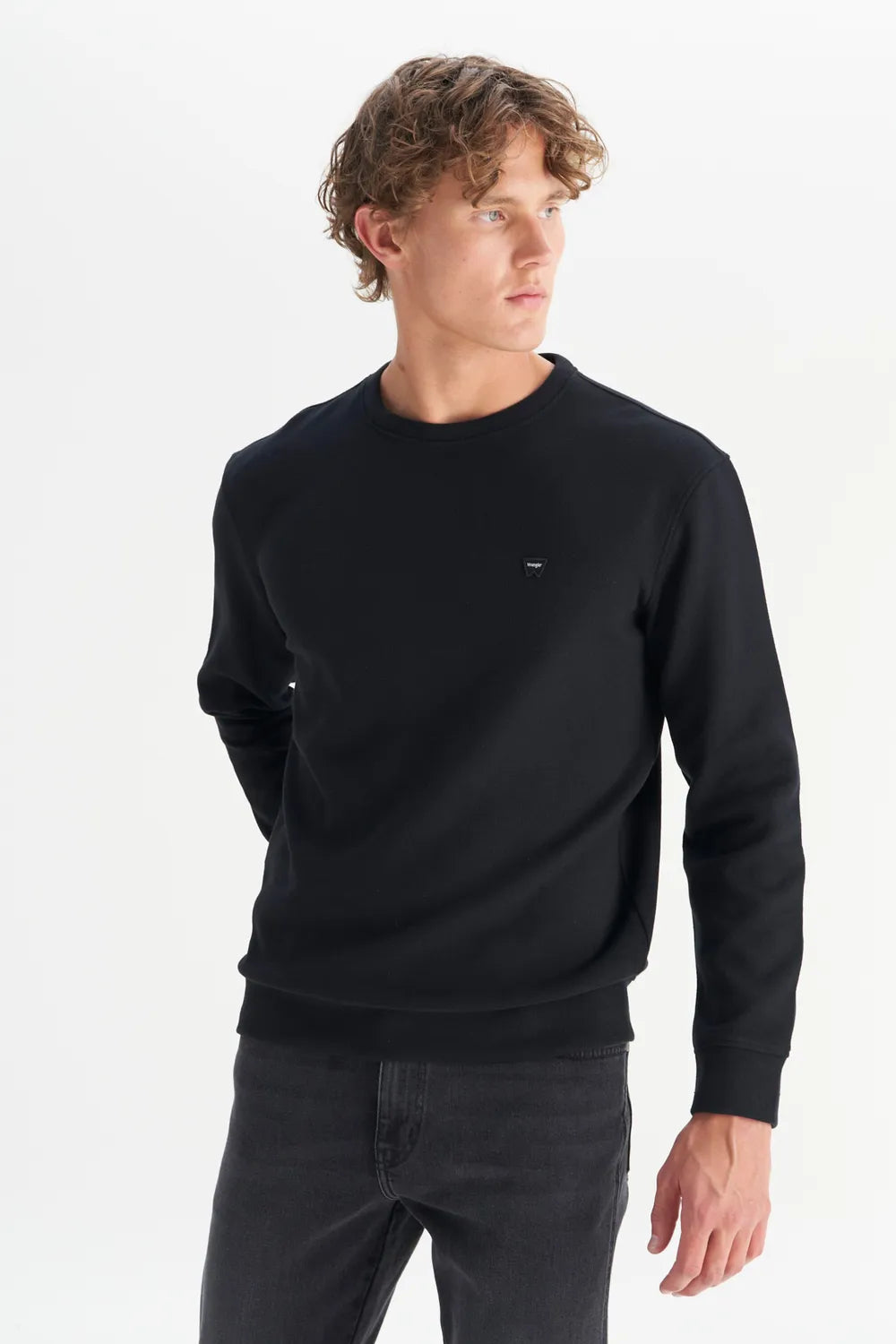 WRANGLER Erkek Siyah Sweatshirt MW242262001