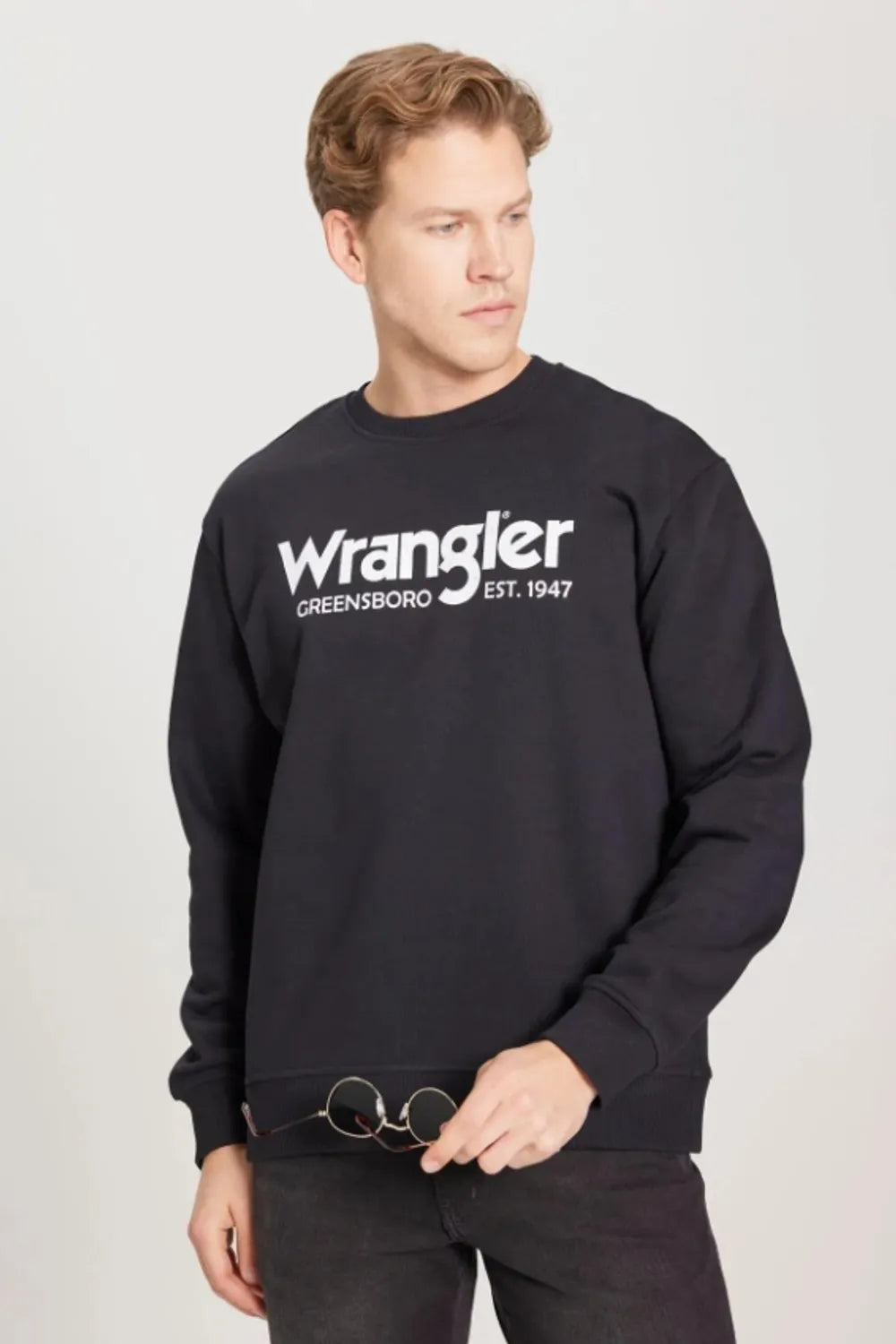 WRANGLER Erkek Siyah Sweatshirt W212025