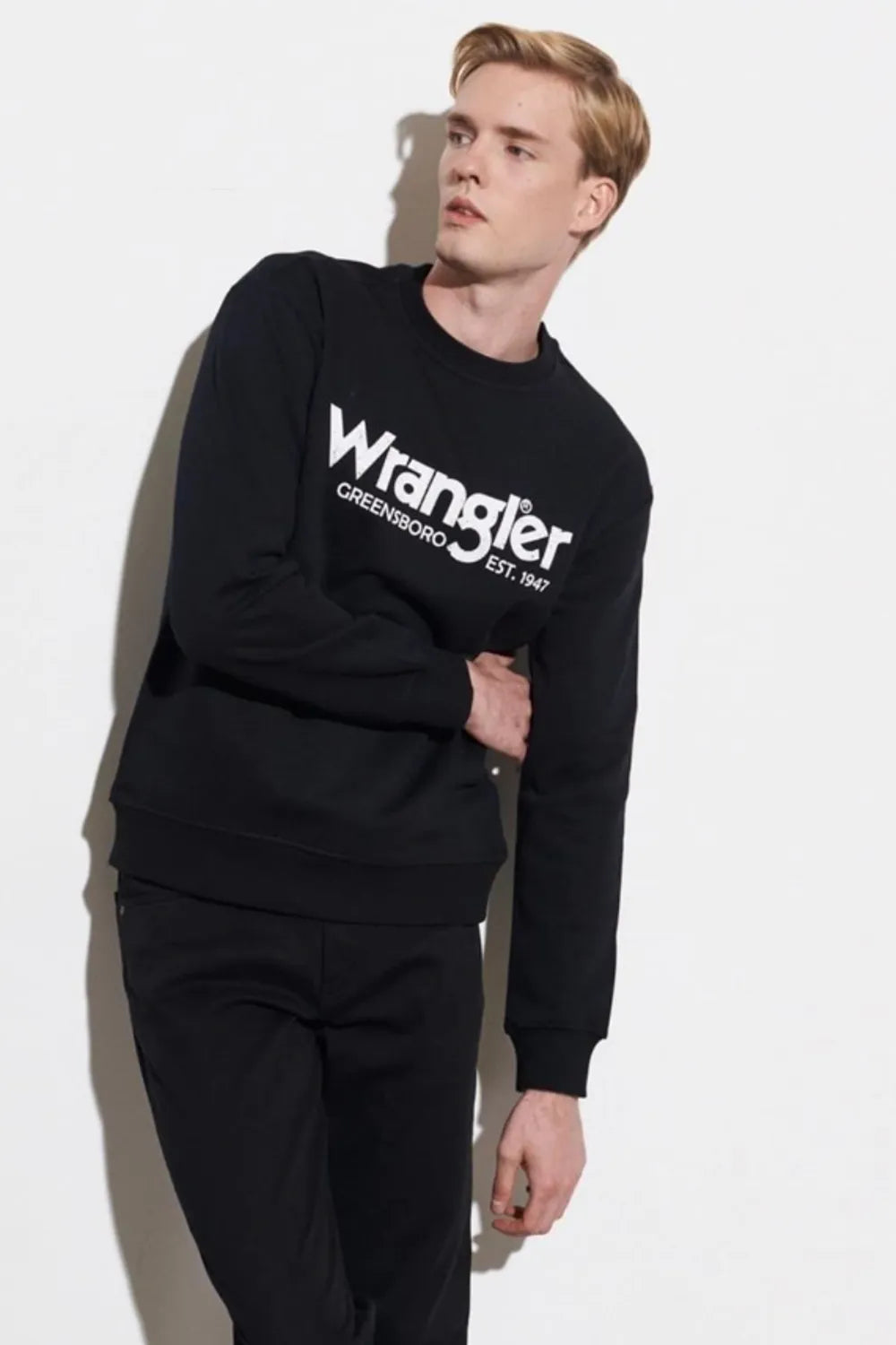 WRANGLER Erkek Siyah Sweatshirt W212025