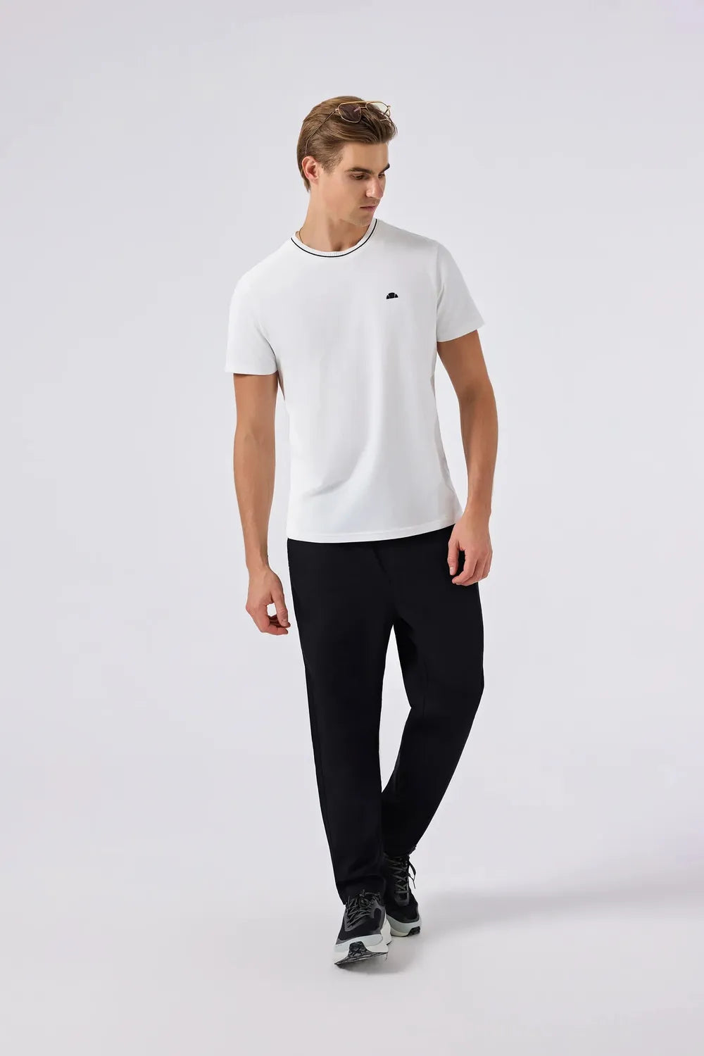 Ellesse Erkek Off White Tişört 6SM5058
