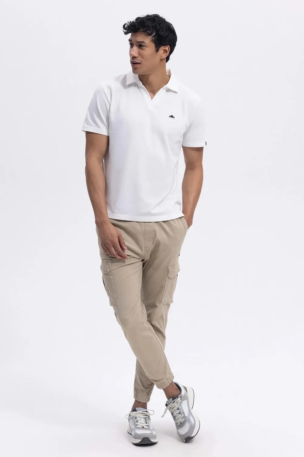 Ellesse Erkek Beyaz Polo Tişört EM146-1