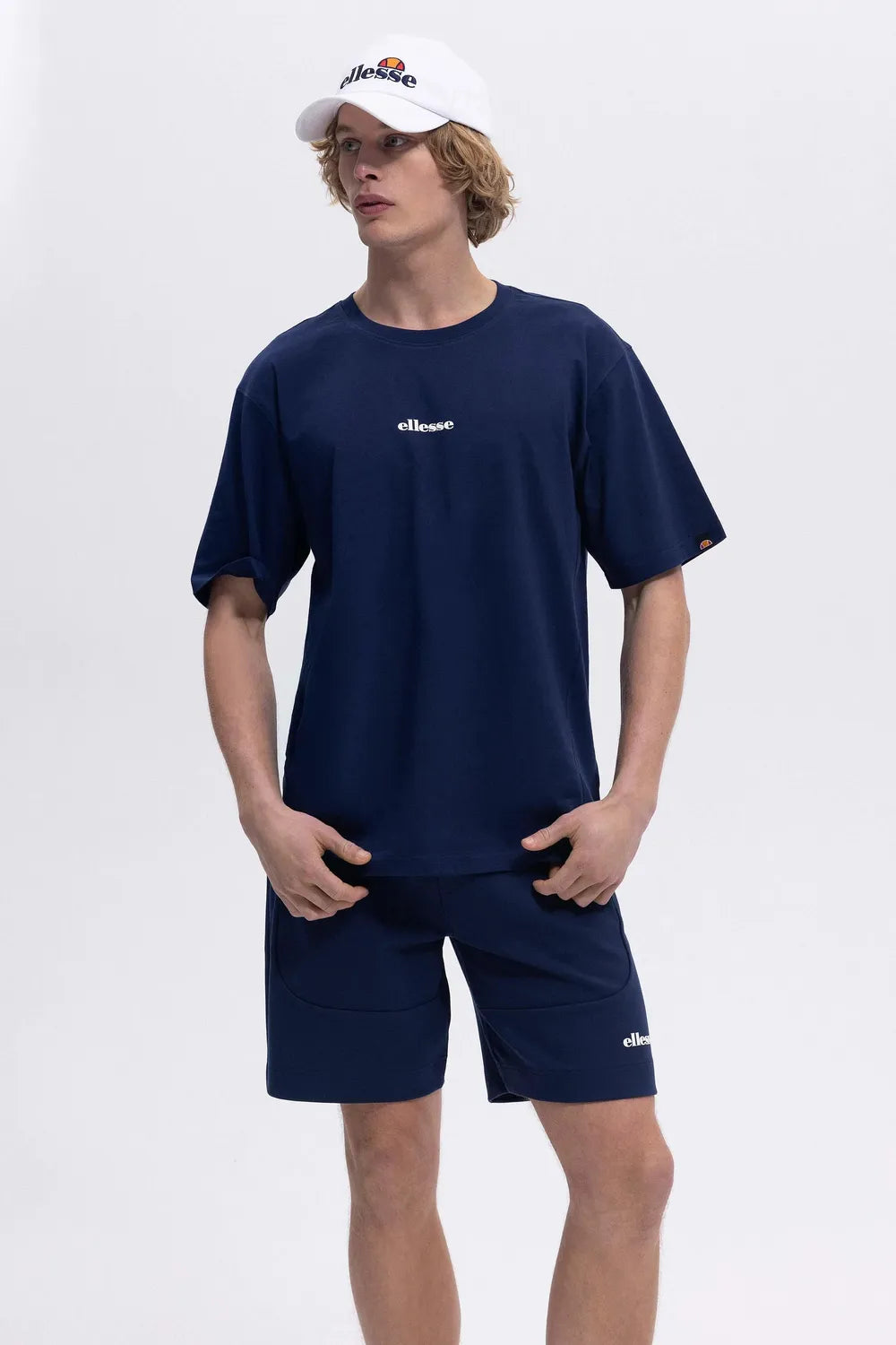 ELLESSE Erkek Lacivert Tişört EM391