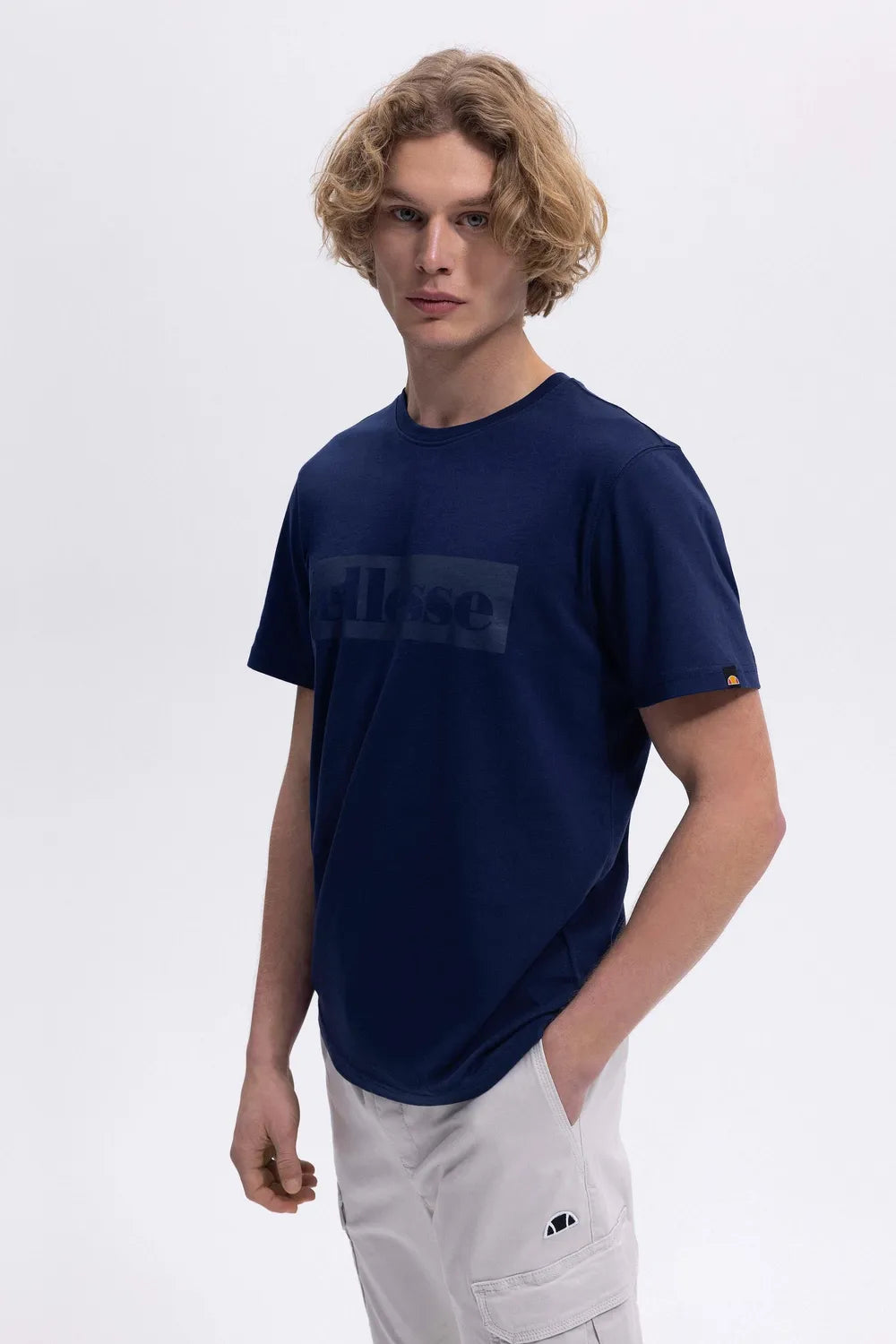 ELLESSE Erkek Lacivert Tişört EM589