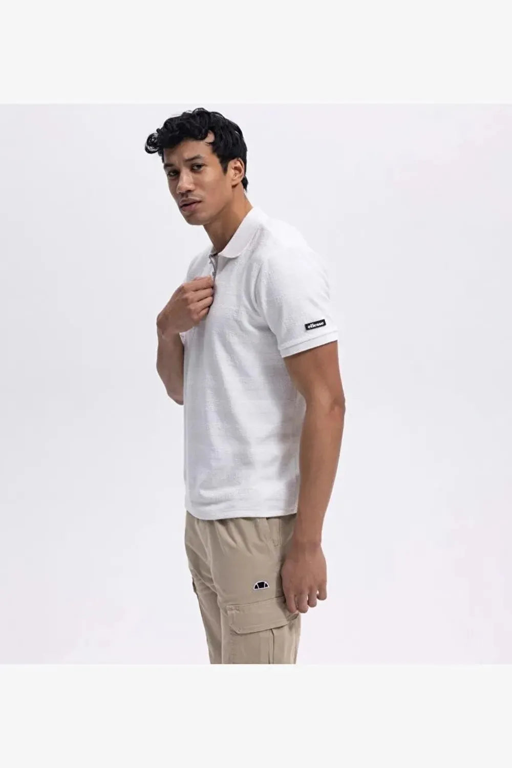 Ellesse Erkek Off White Tişört 5SM5493
