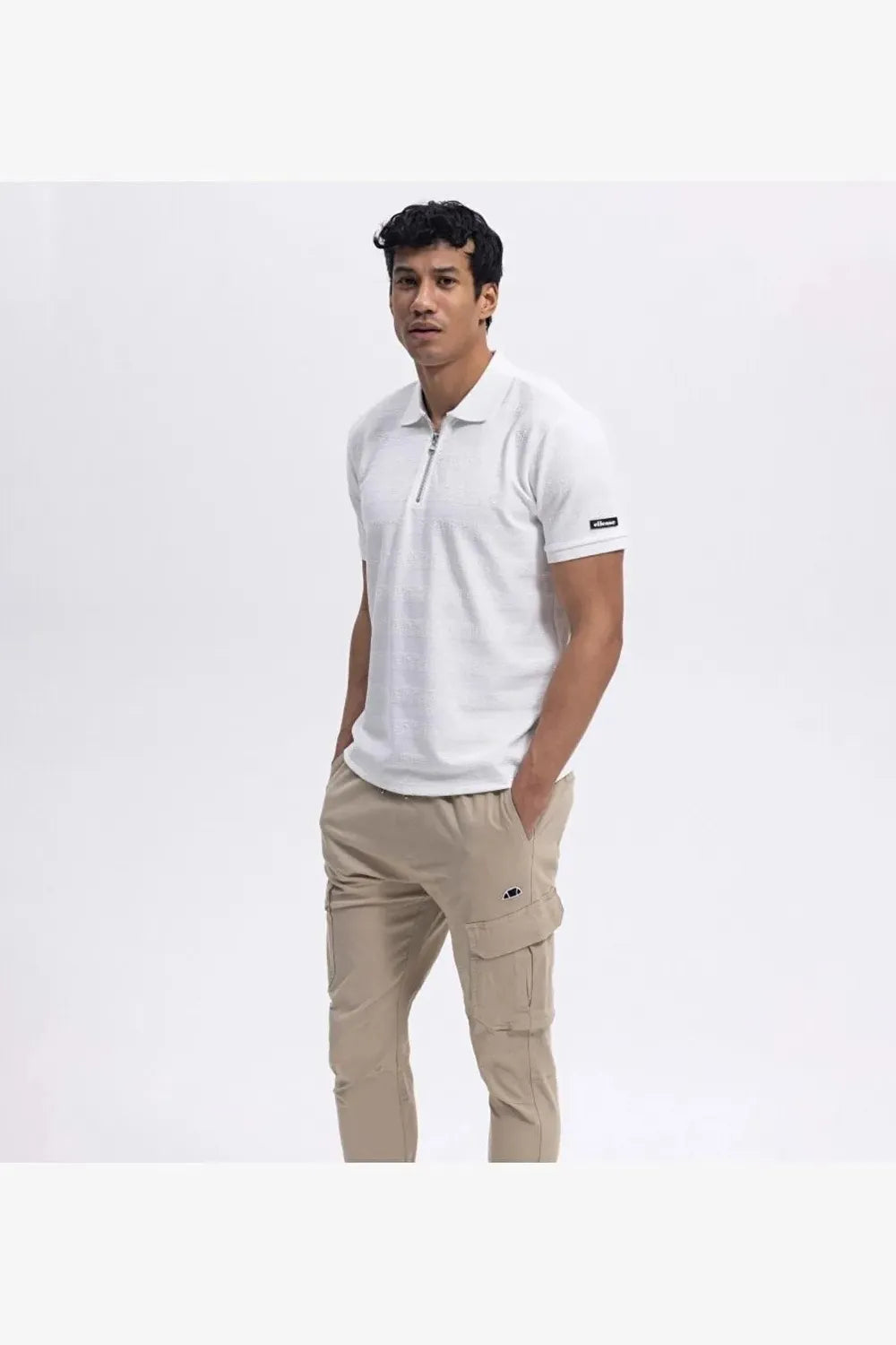 Ellesse Erkek Off White Tişört 5SM5493