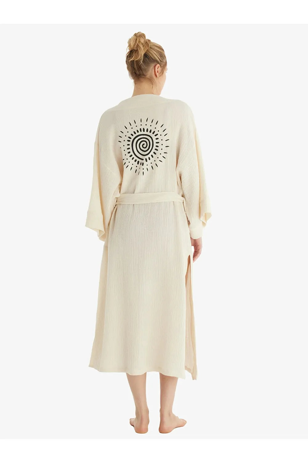 Black Spade Kadın Ekru Kaftan 10722
