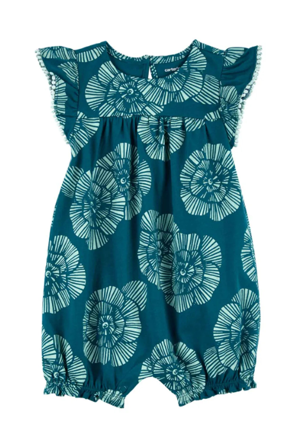 Carters Mavi Kız Bebek Kısa Tulum 1O950910M