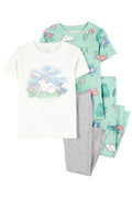 Küçük Kız Çocuk Pijama Set 4'lü Paket 2S380010