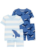 Küçük Erkek Çocuk Pijama Set 4'lü Paket 2S387810