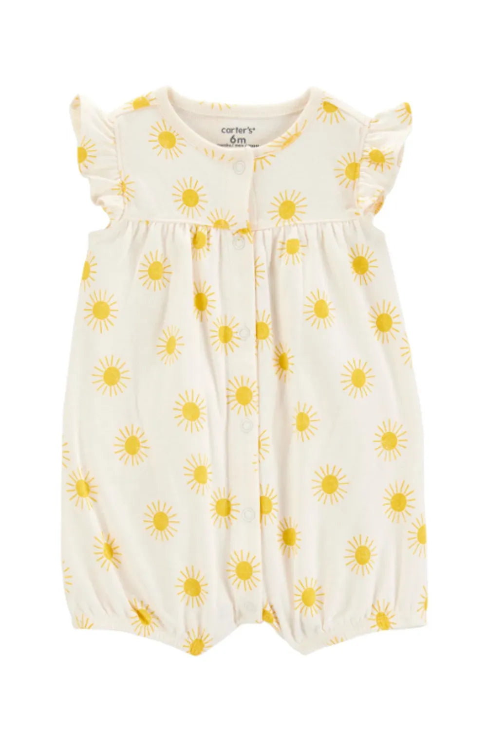 Kız Bebek Ekru Kısa Tulum 1S487810
