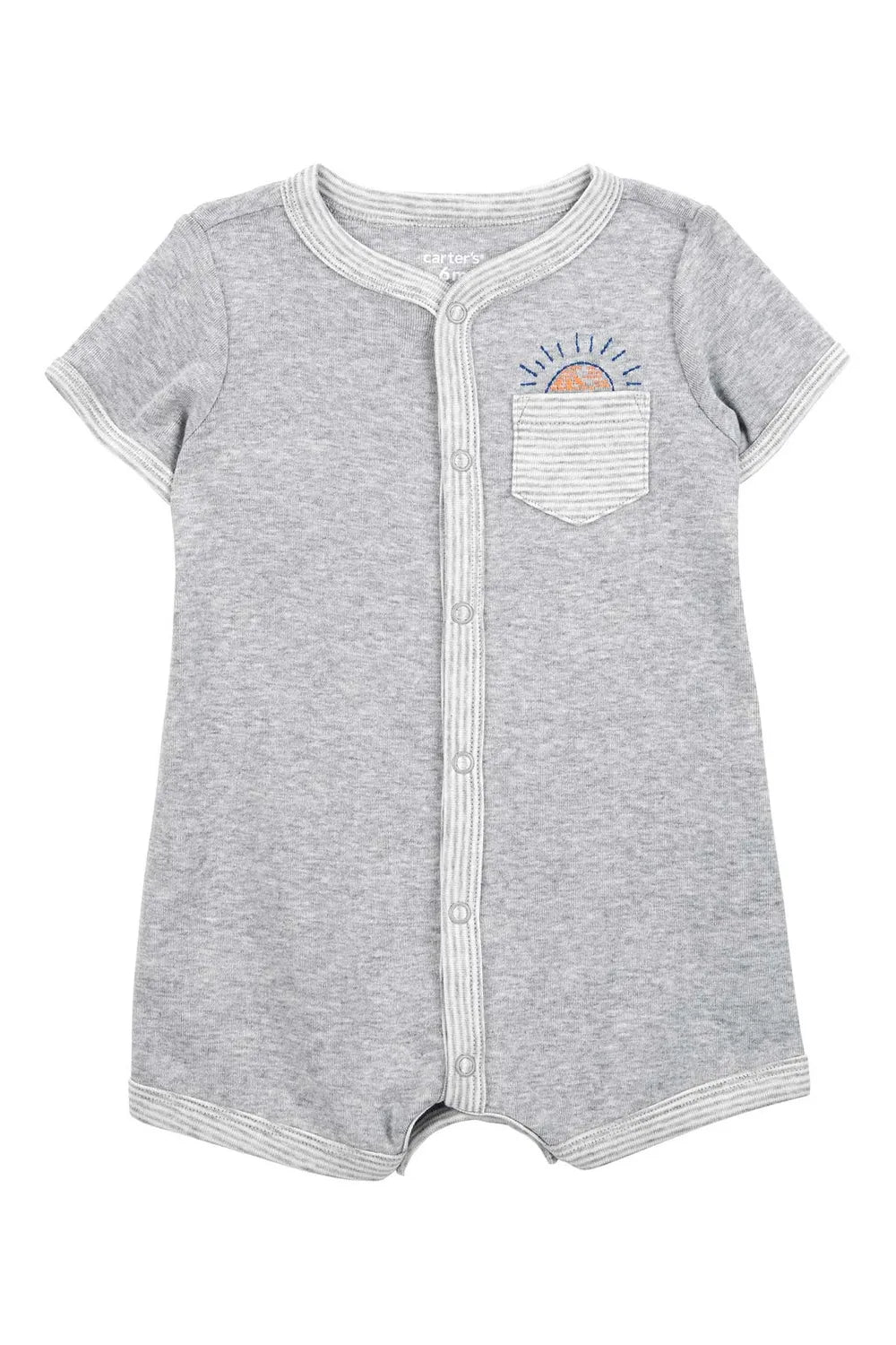 Erkek Gri Bebek Kısa Tulum 1S475910