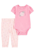 Kız Çocuk Pembe Body Pantolon Set 1S527110