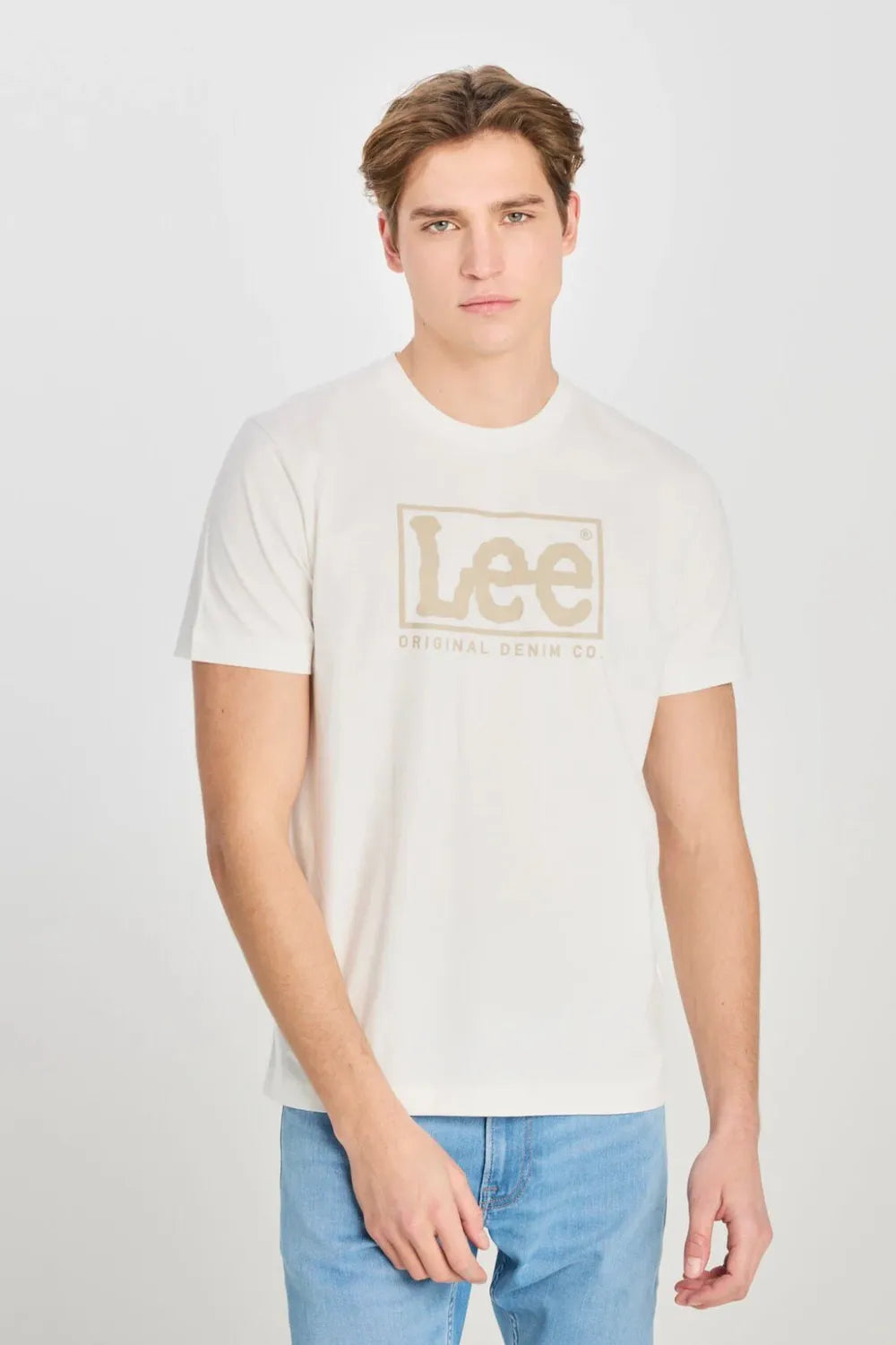 Lee Erkek Açık Kahverengi Tişört L2610101102