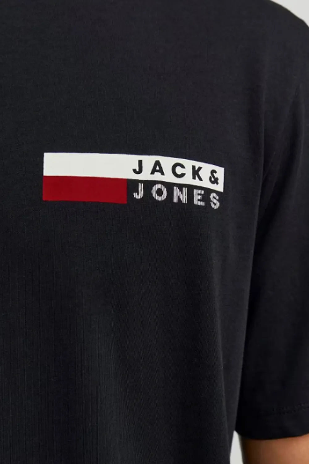 Jack&Jones Erkek Siyah Tişört 12233999