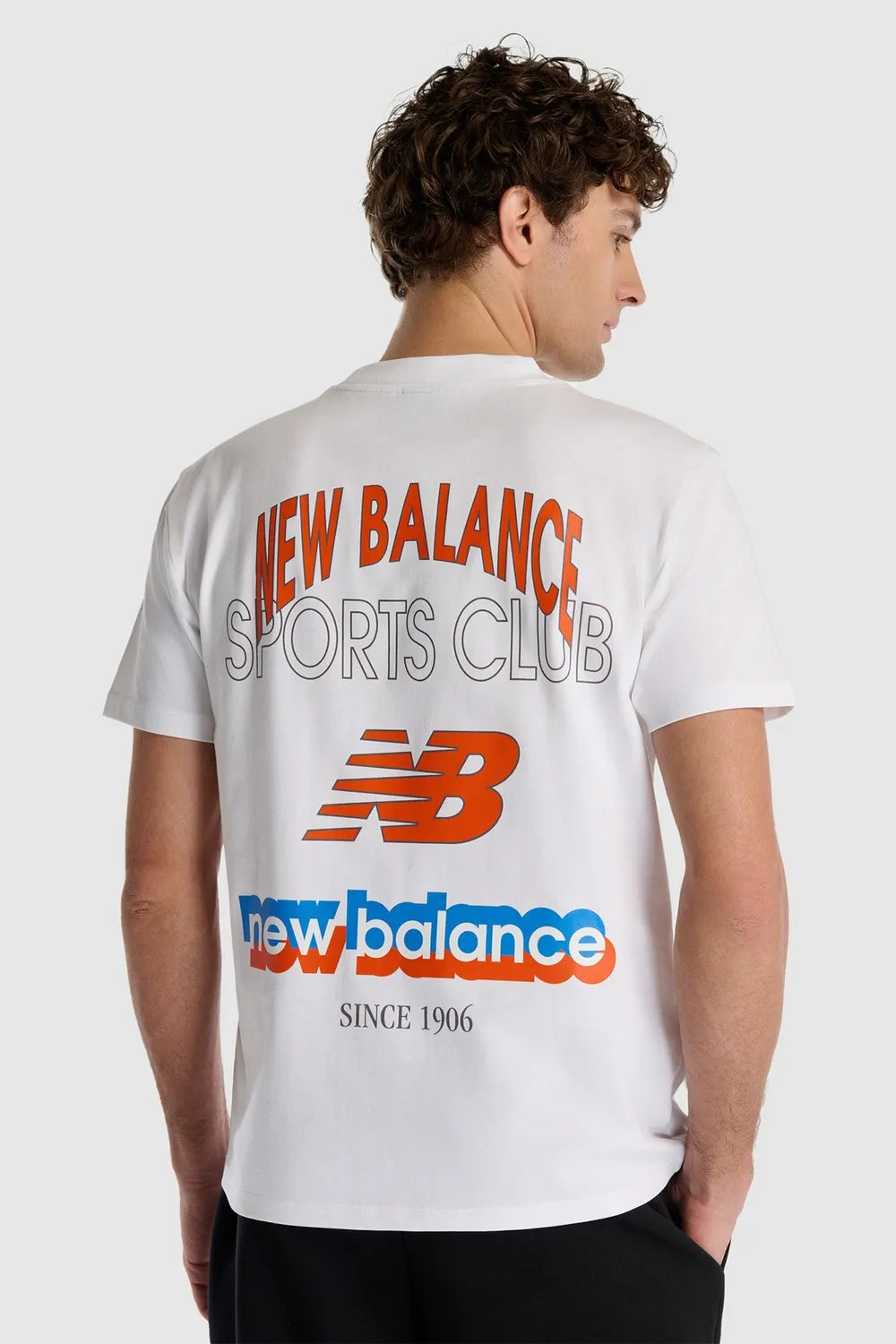 NEW BALANCE Erkek Beyaz T-Shirt MNT1533