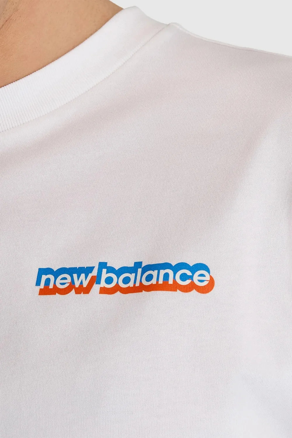 NEW BALANCE Erkek Beyaz T-Shirt MNT1533