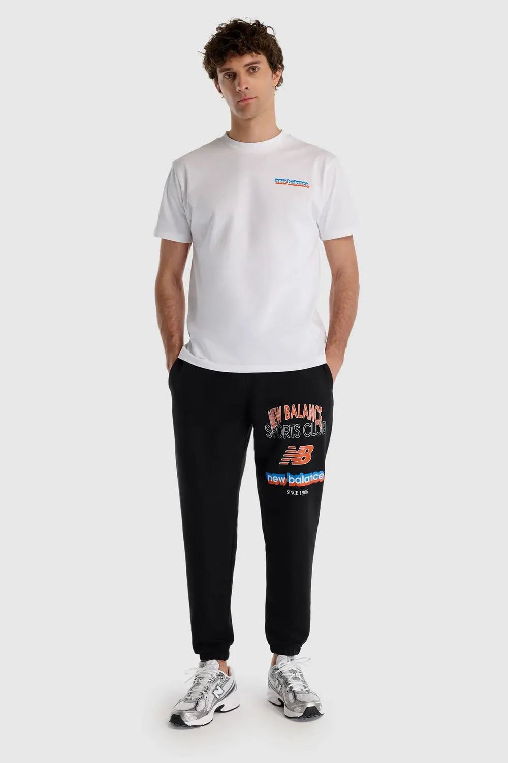 NEW BALANCE Erkek Beyaz T-Shirt MNT1533