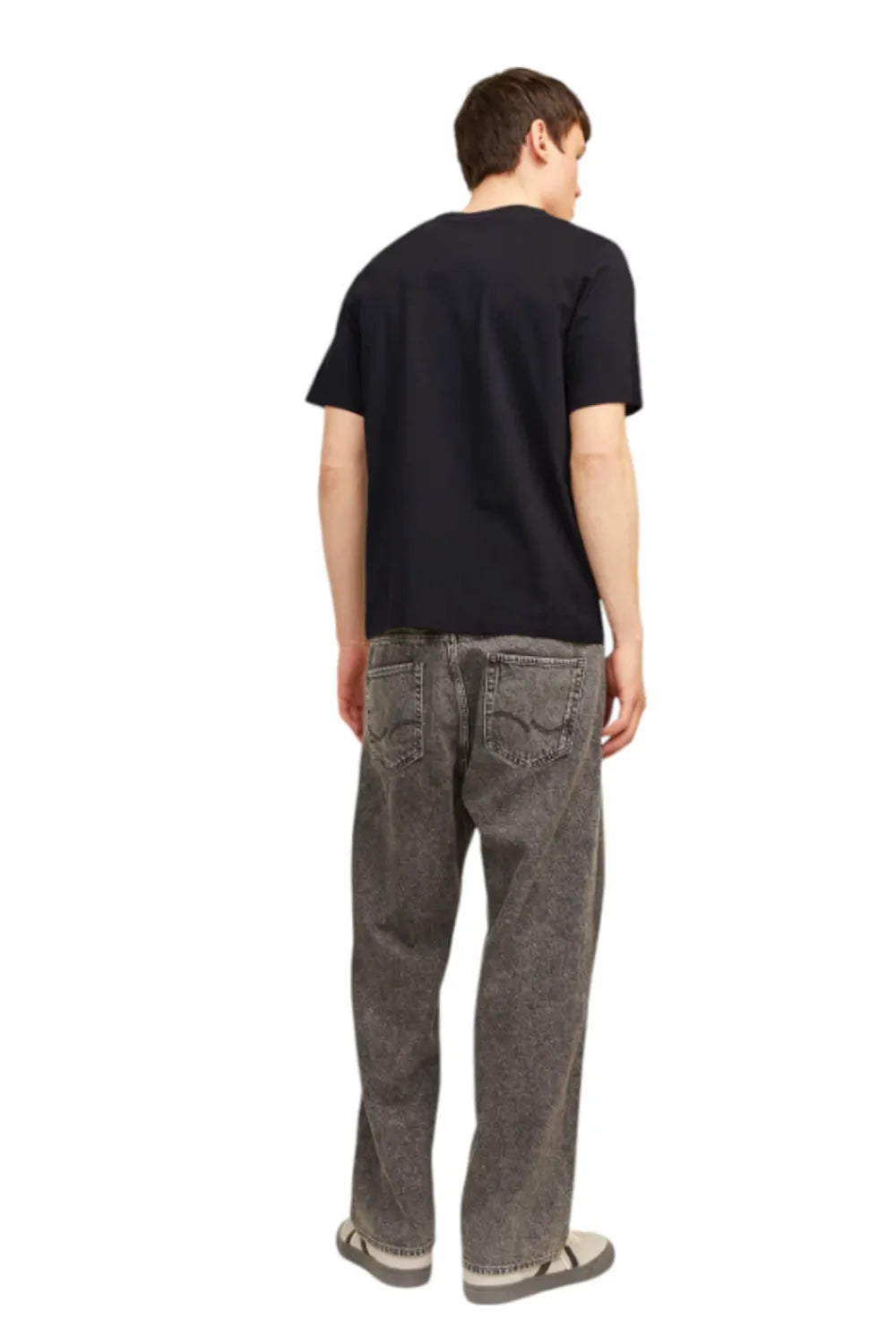 Jack&Jones Erkek Siyah Tişört 12233999