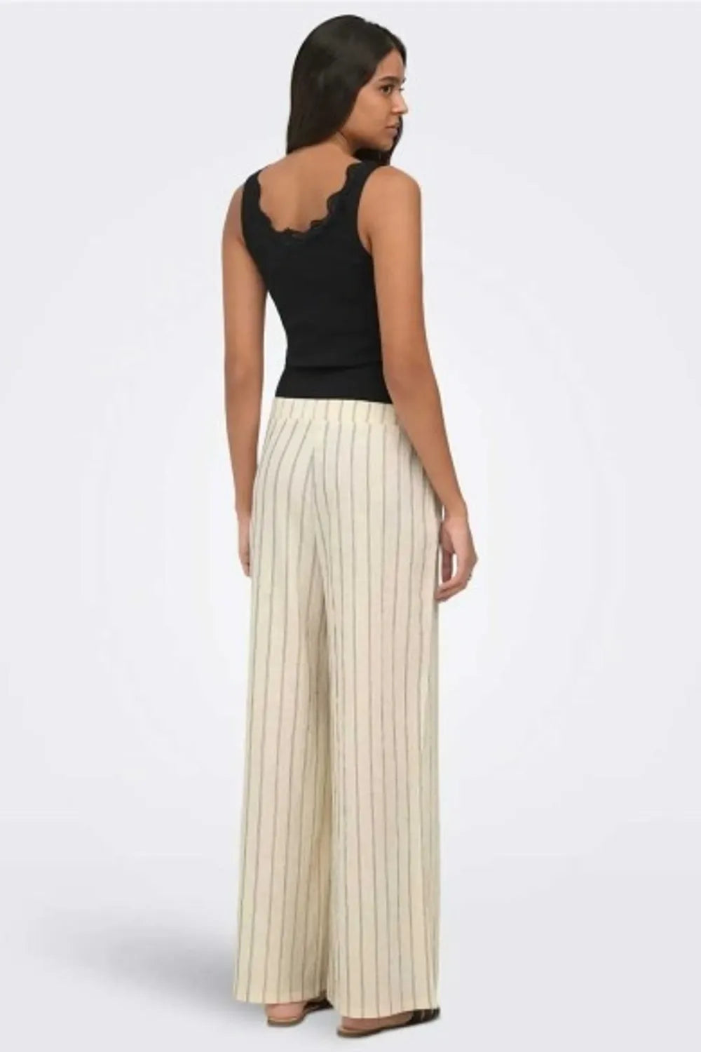 ONLY Kadın Krem Pantolon 15375289