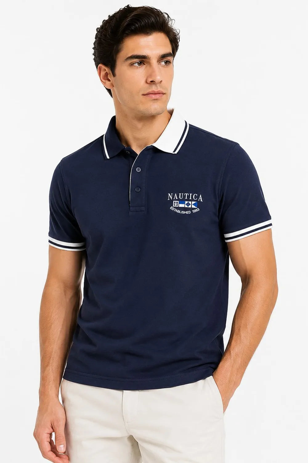 Nautica Erkek Laci̇vert T-shirt 35419