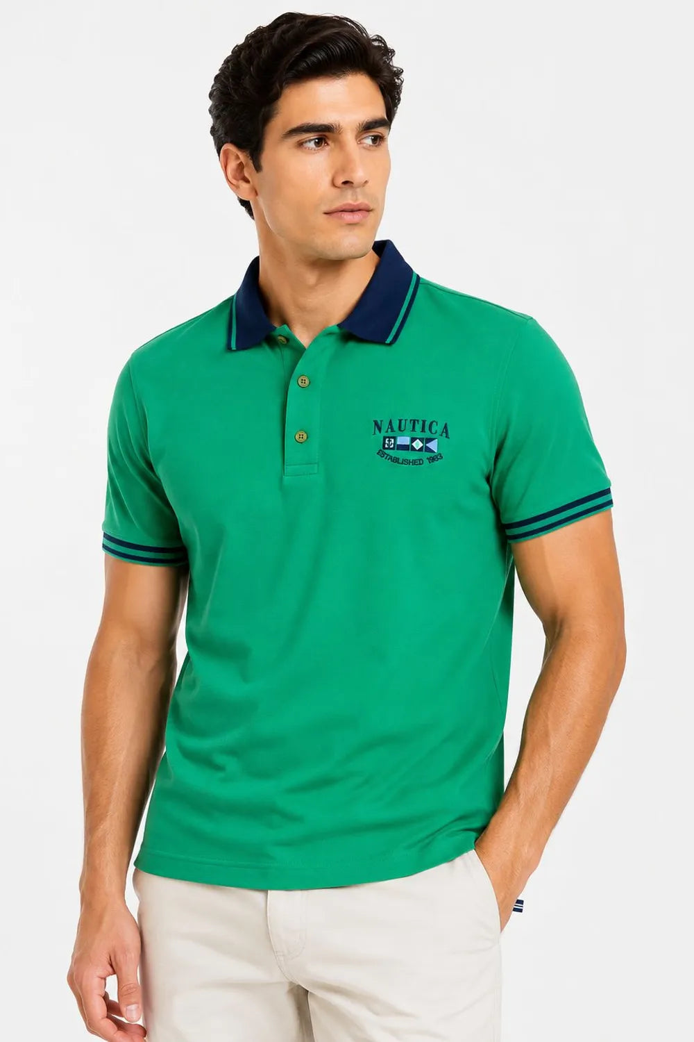 Nautica Erkek Yeşi̇l T-shirt 35419