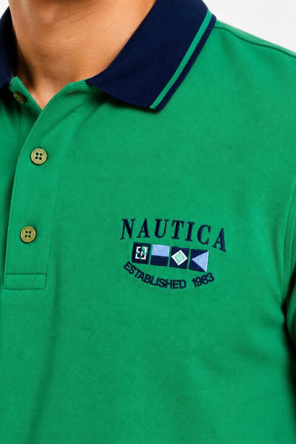 Nautica Erkek Yeşi̇l T-shirt 35419