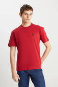 Wrangler Erkek Minimal Baskılı Kırmızı T-shirt W7NM203877600