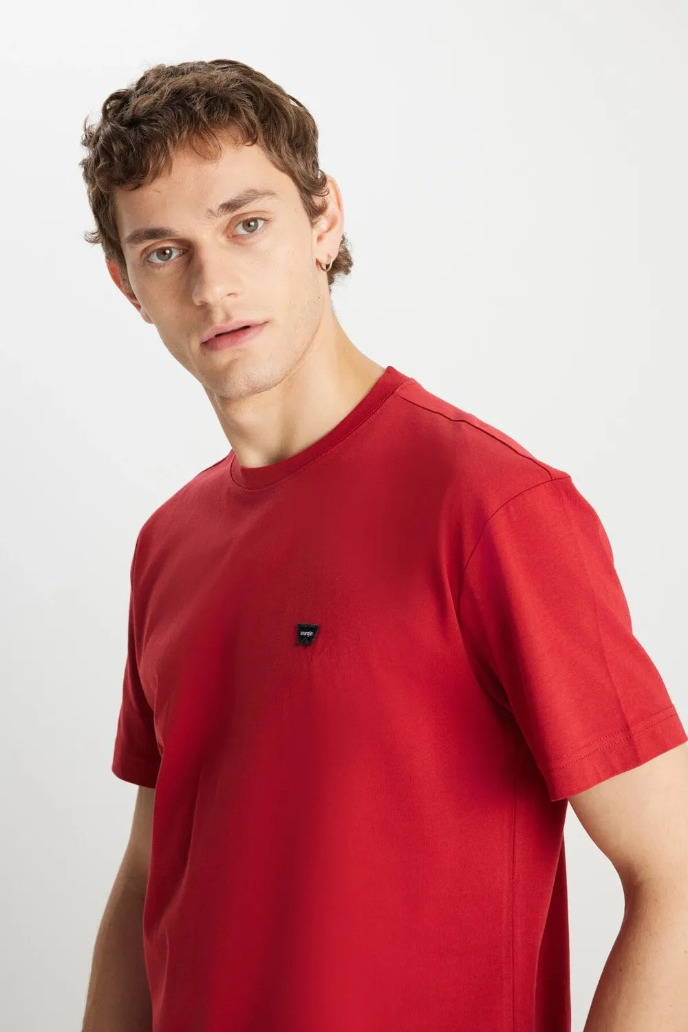 Wrangler Erkek Minimal Baskılı Kırmızı T-shirt W7NM203877600