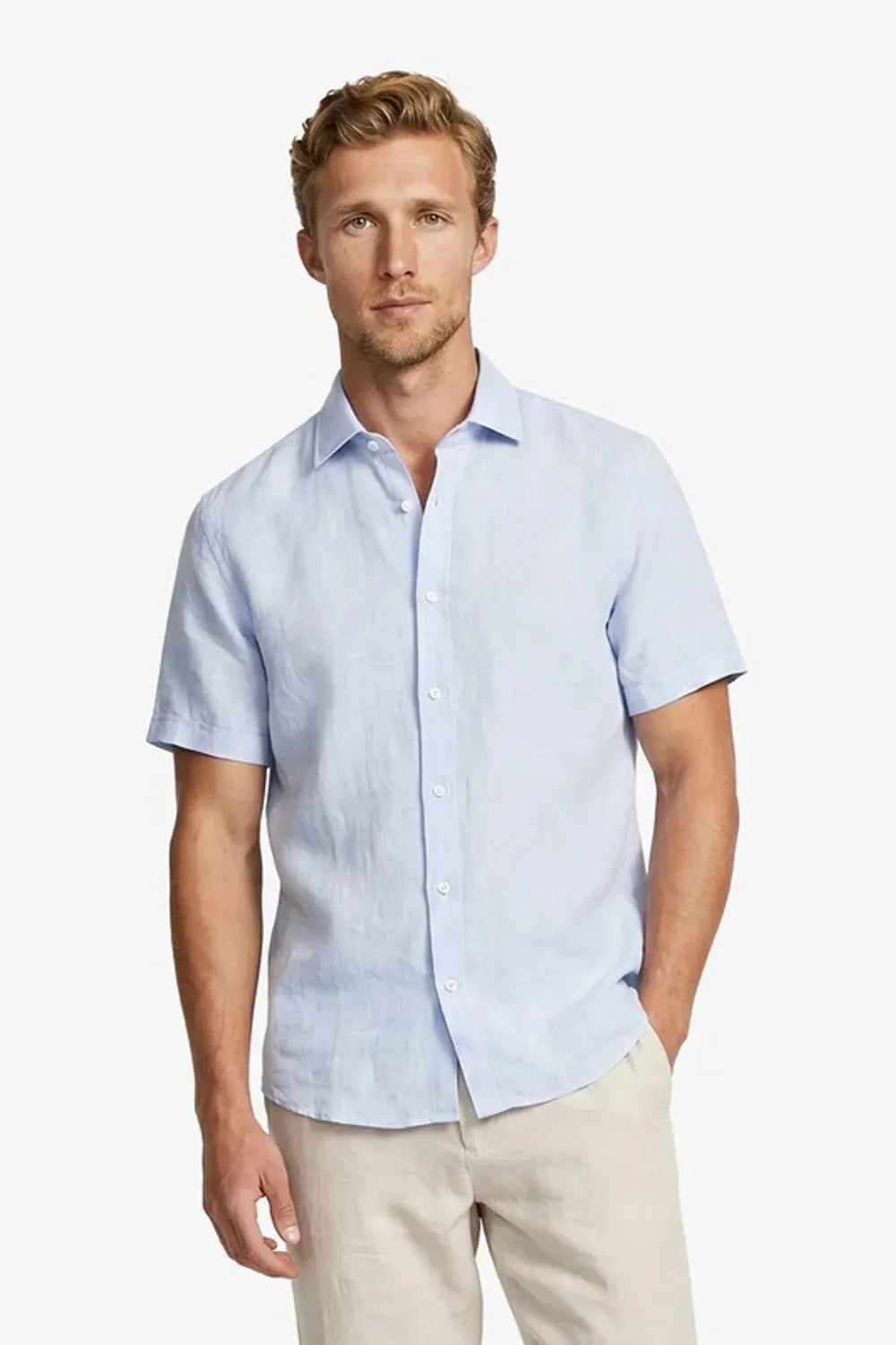 Nautica Erkek Açik Mavi̇ Gömlek W65100