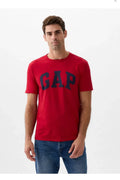 Everyday Soft Gap Logo T-Shirt erkek kırmızı