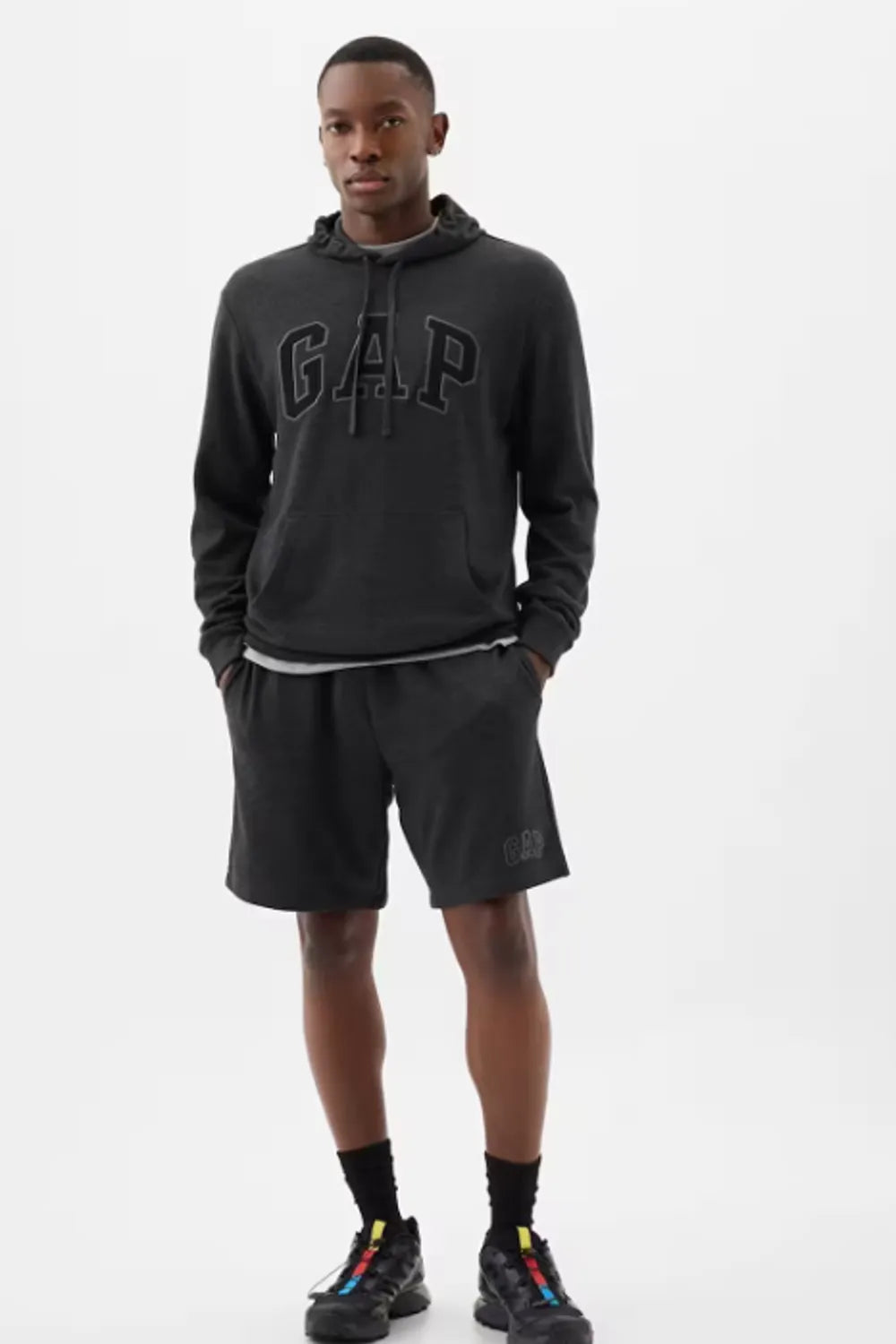 GAP Erkek Gri Şort 868464003