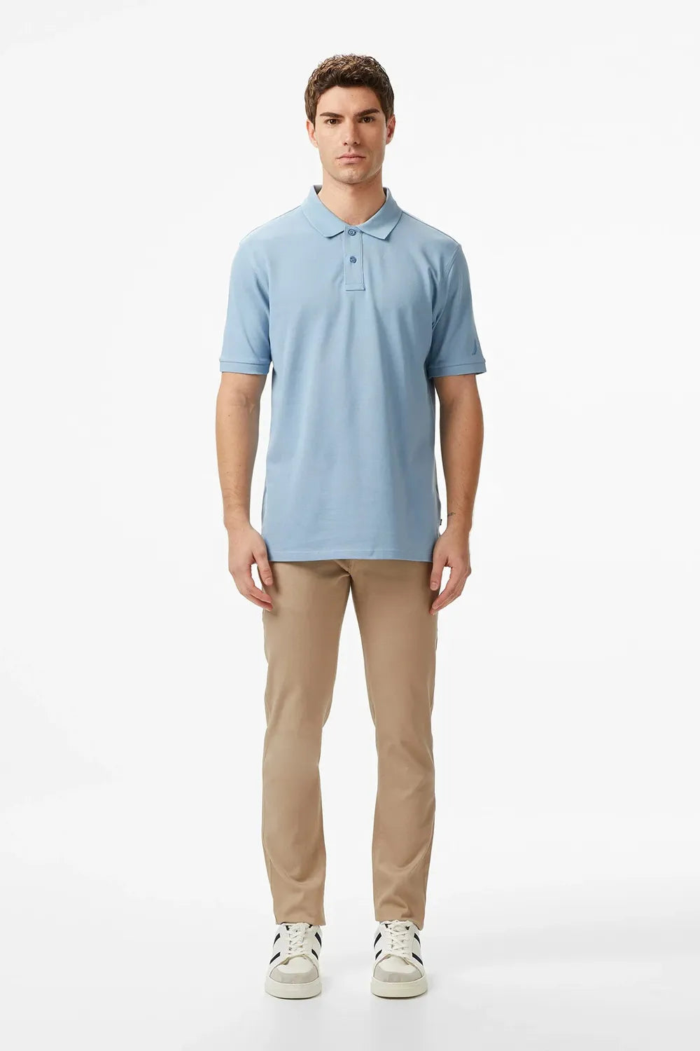 Nautica Erkek Açık Mavi̇ Polo Yaka T-shirt K65000