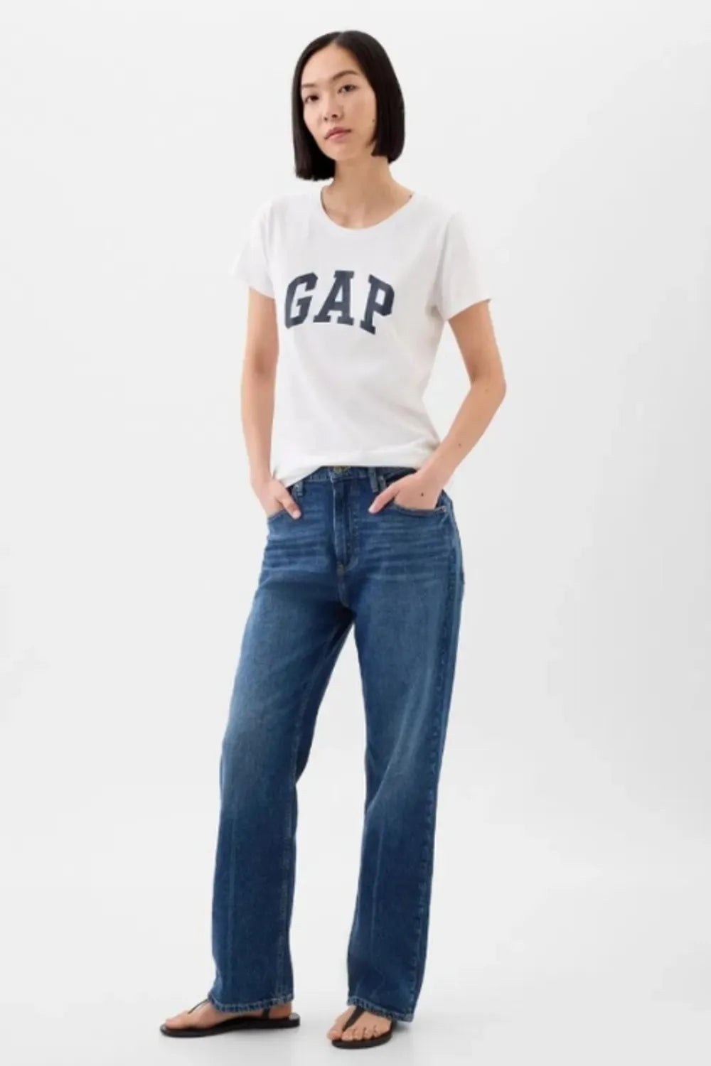 GAP Erkek Beyaz Tişört 729555012BY