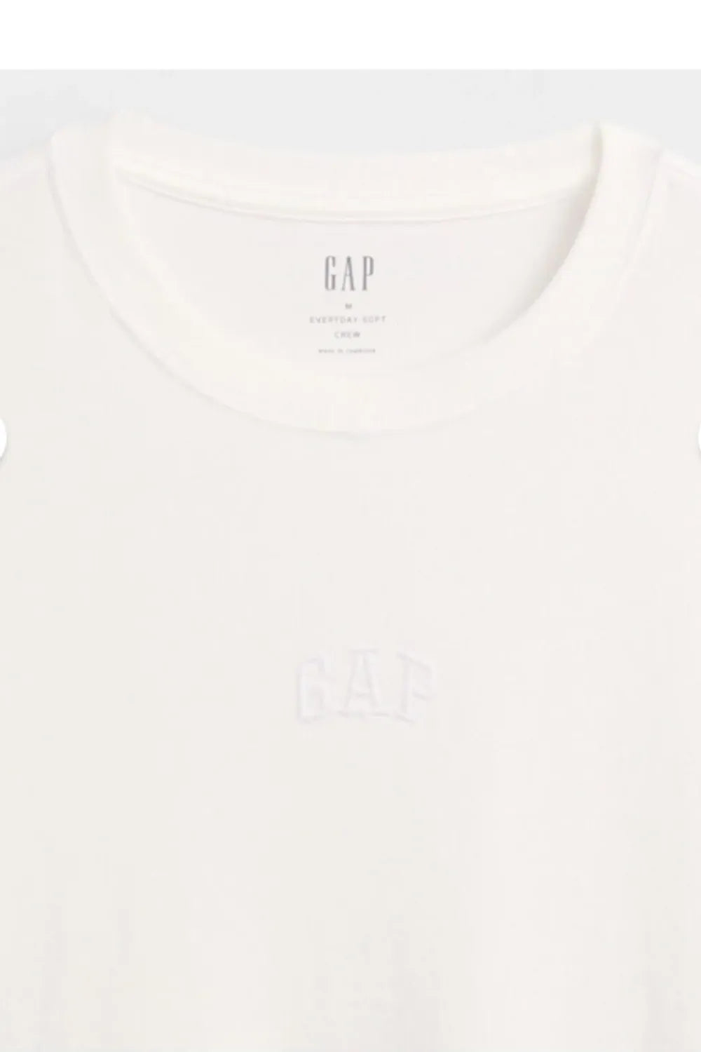 GAP Erkek Bulut Beyazı Tişört 799323005BB