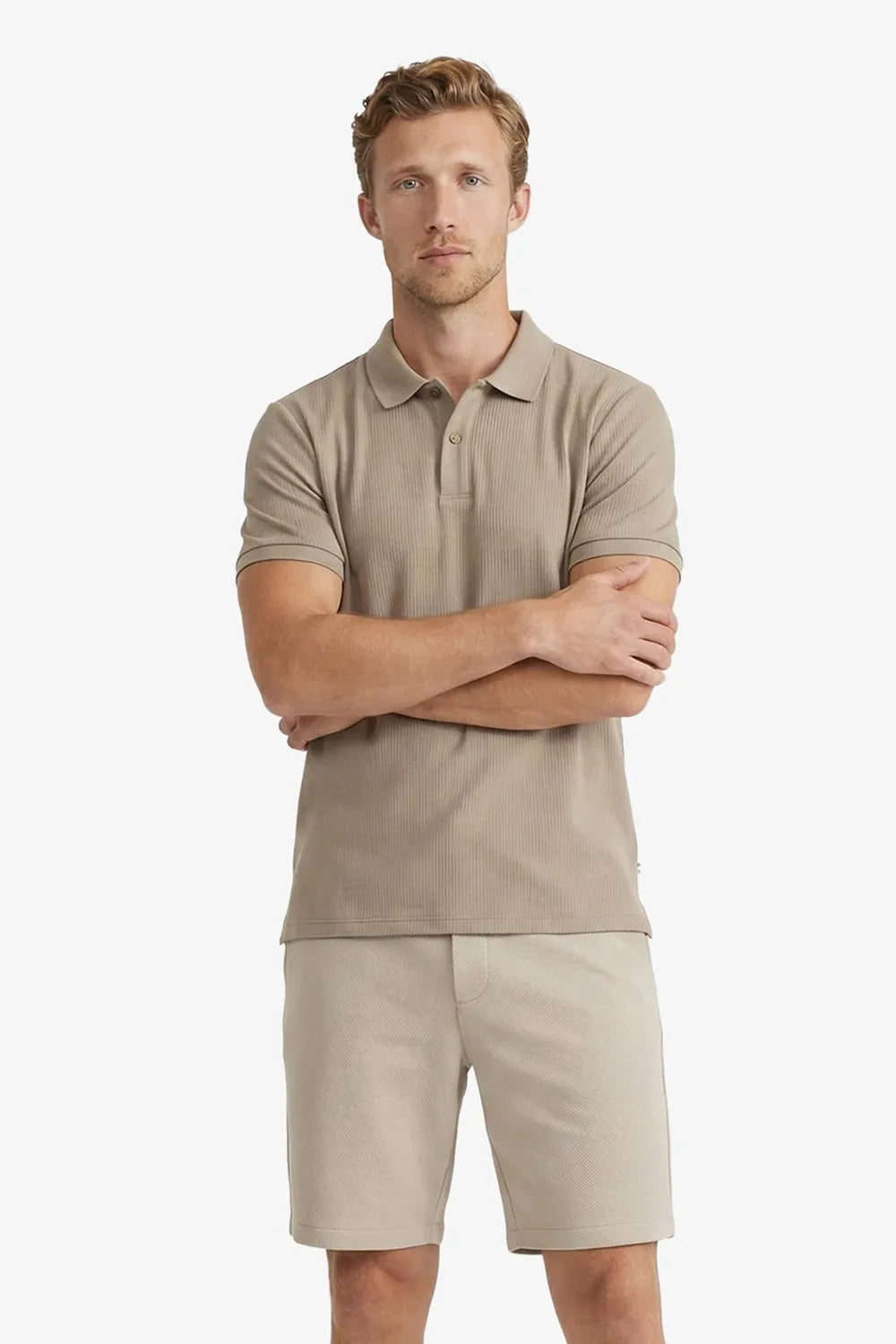 Nautica Erkek Bej T-shirt K65231